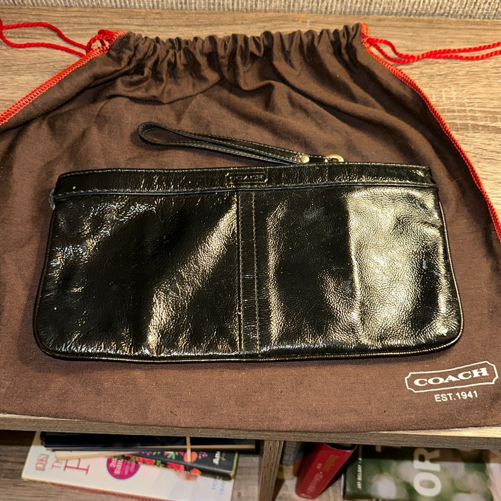 Coach Patent Leather Clutch
